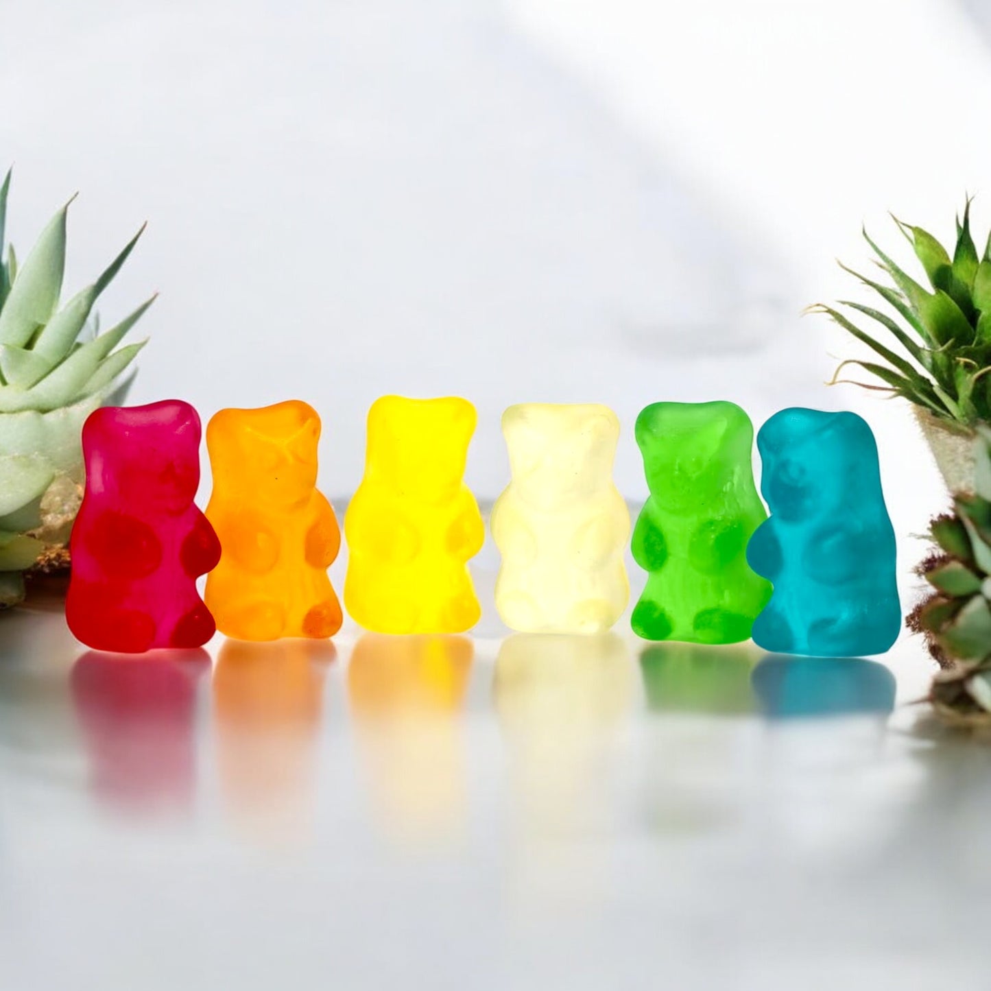 Teddy Bears Sweets - Fruit Flavour Jelly Sweets, Gummy Bears Bulk, Soft & Chewy Sweets