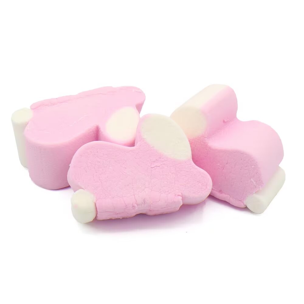 Pink & White Bunny Marshmallow Sweets Soft & Fluffy 1kg Bag Treat