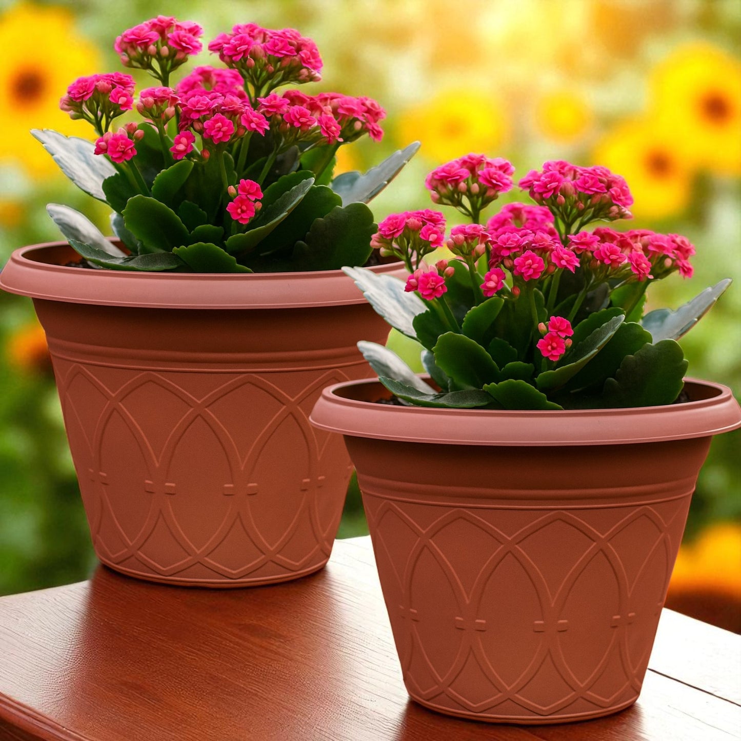Durham Garden Planter 18" – Classic Decorative Plant Pot (Single / Pack of 2)
