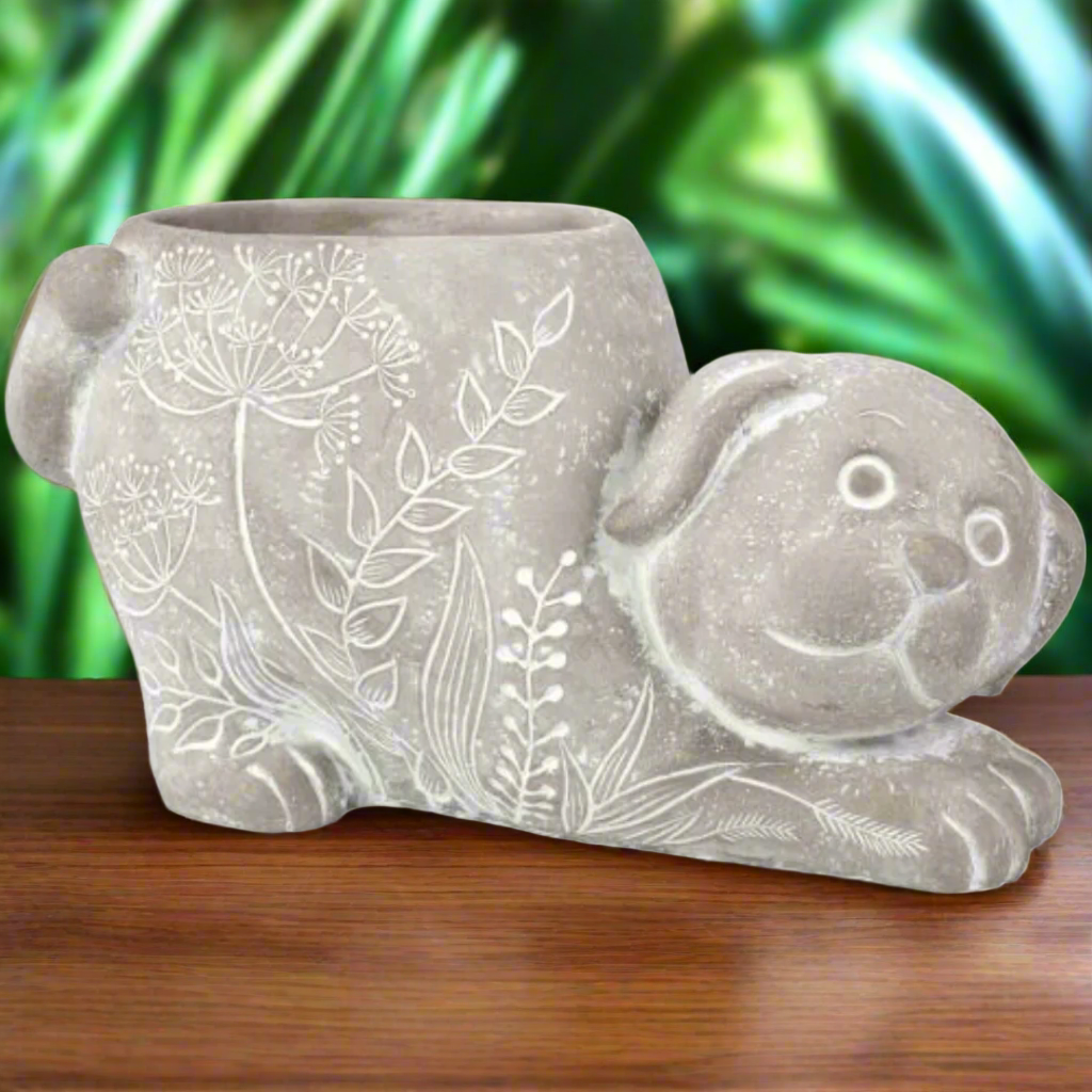 Playful Pug Planter - A Whimsical and Unique Addition to Your Home