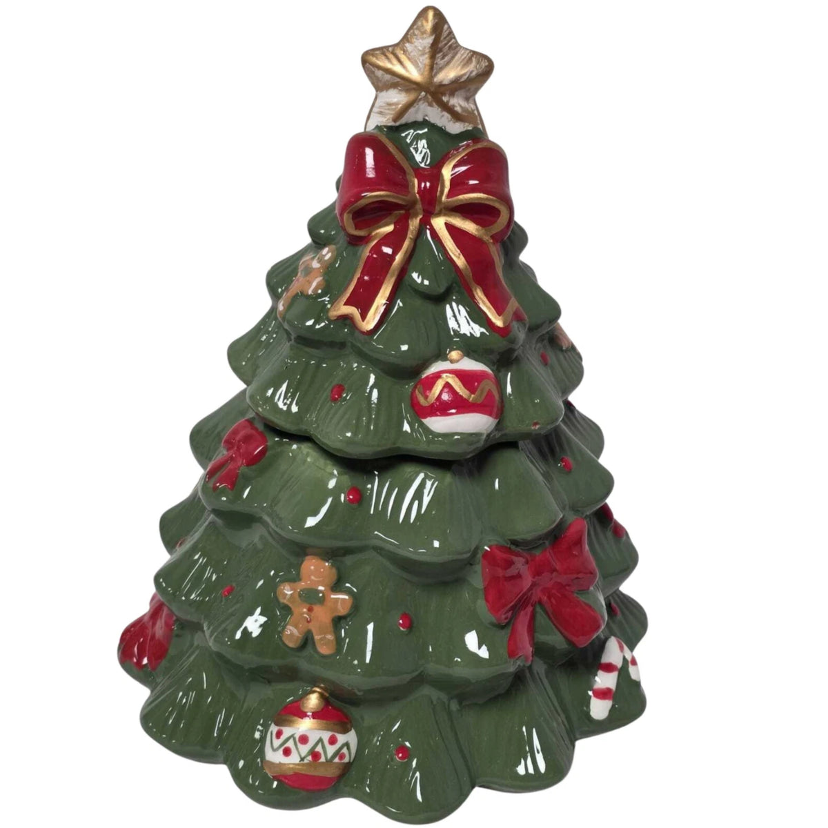 Christmas Cookie & Treat Jars Santa Bear or Christmas Tree | Single & 2 Pack