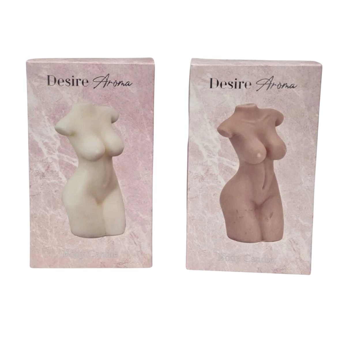 Desire Aroma Female Body Shaped Candle Cream or Pink | Single & Pack of 2