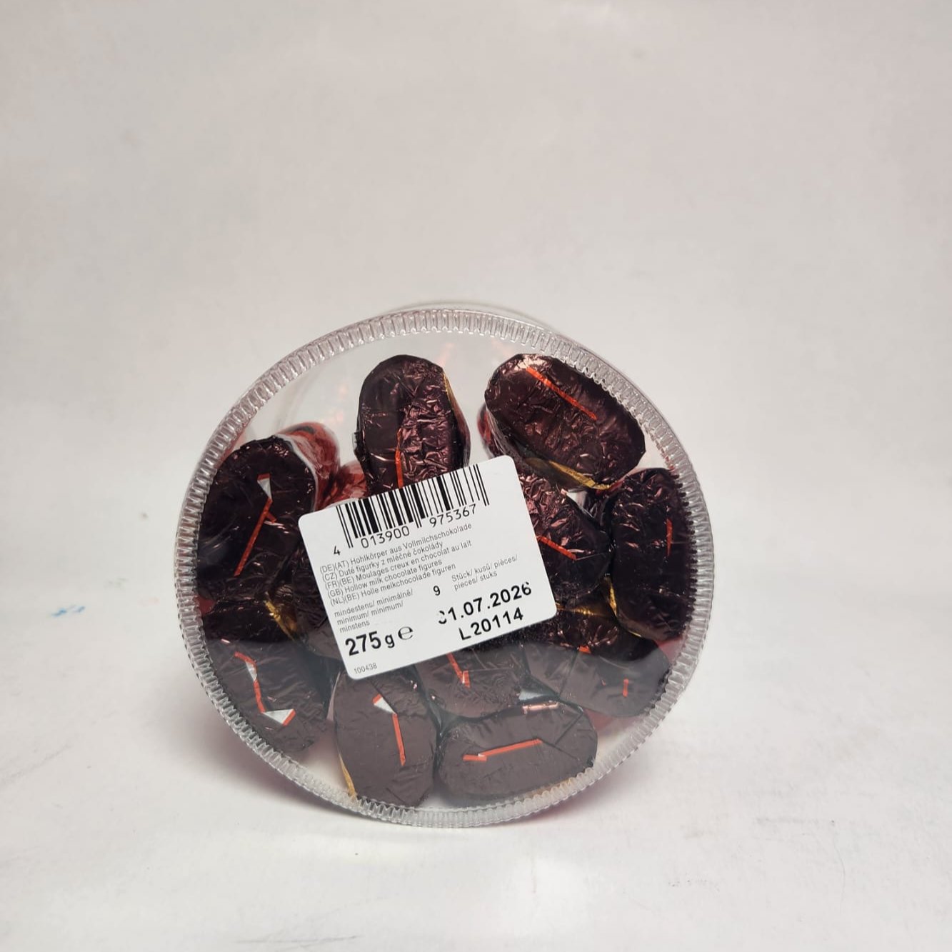 Riegelein Hollow Milk Chocolate Santas - Festive Christmas Treat