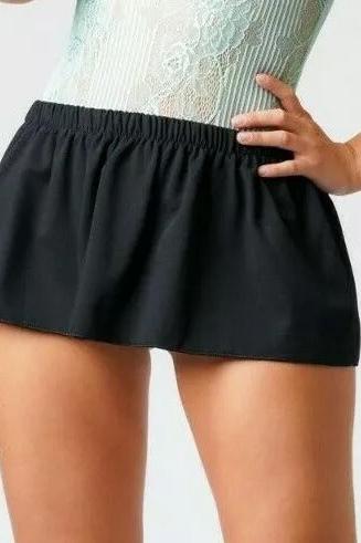 Black Rara Mini Skirt