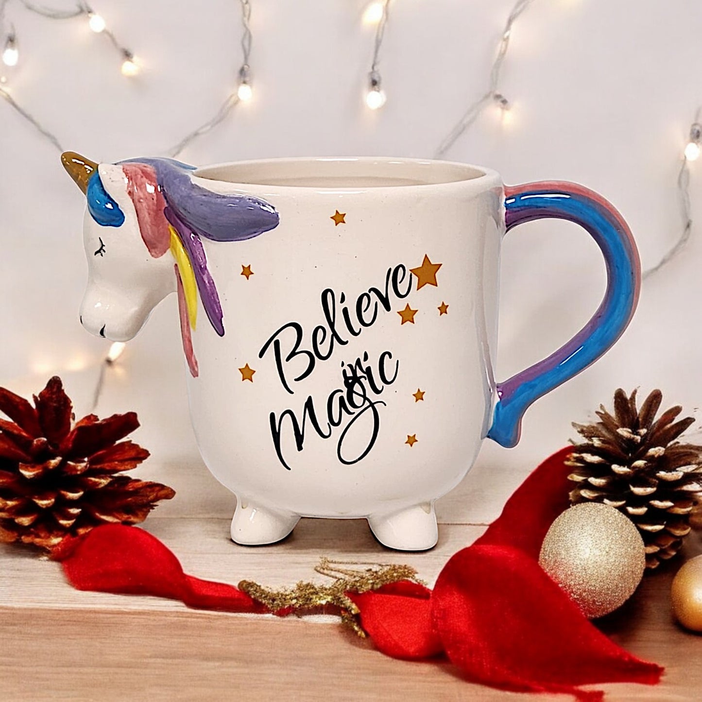 Unicorn Believe in Magic Ceramic Coffee Mug