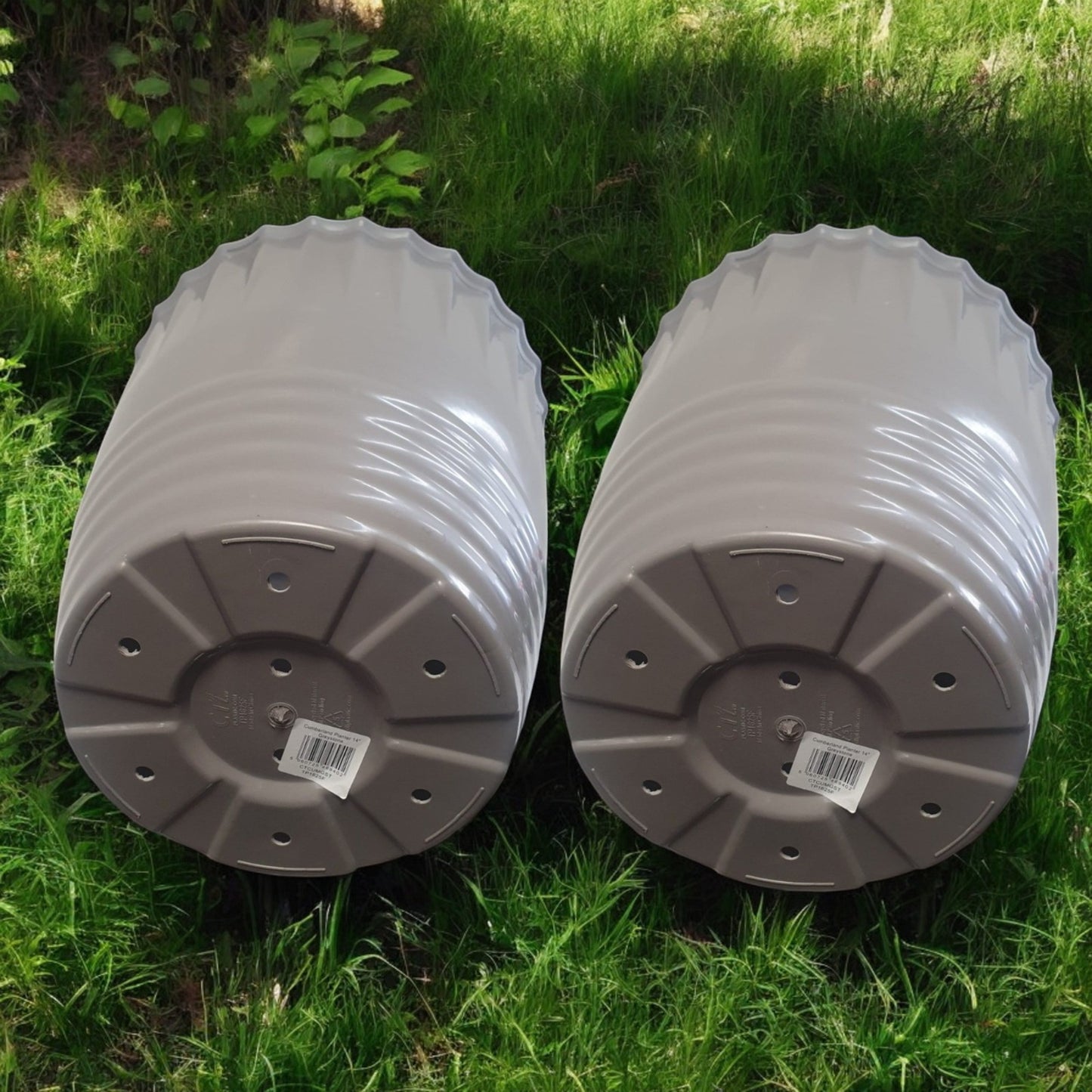 Cumberland Planter 14" – Greystone | Available in Single, Pack of 2, or 6