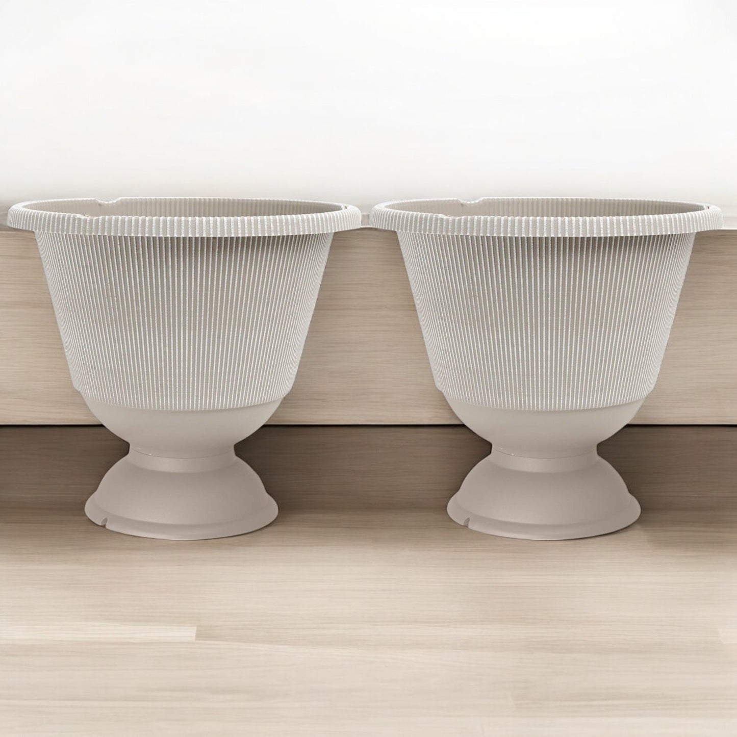 Jake Urn Planter 34cm - Grey & Brown Powdered | Single, Pack of 2 or 6