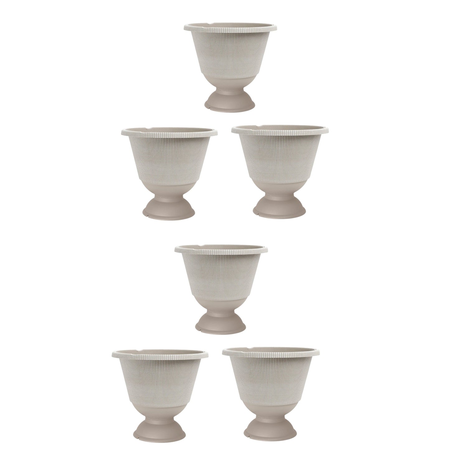 Jake Urn Planter 34cm - Grey & Brown Powdered | Single, Pack of 2 or 6