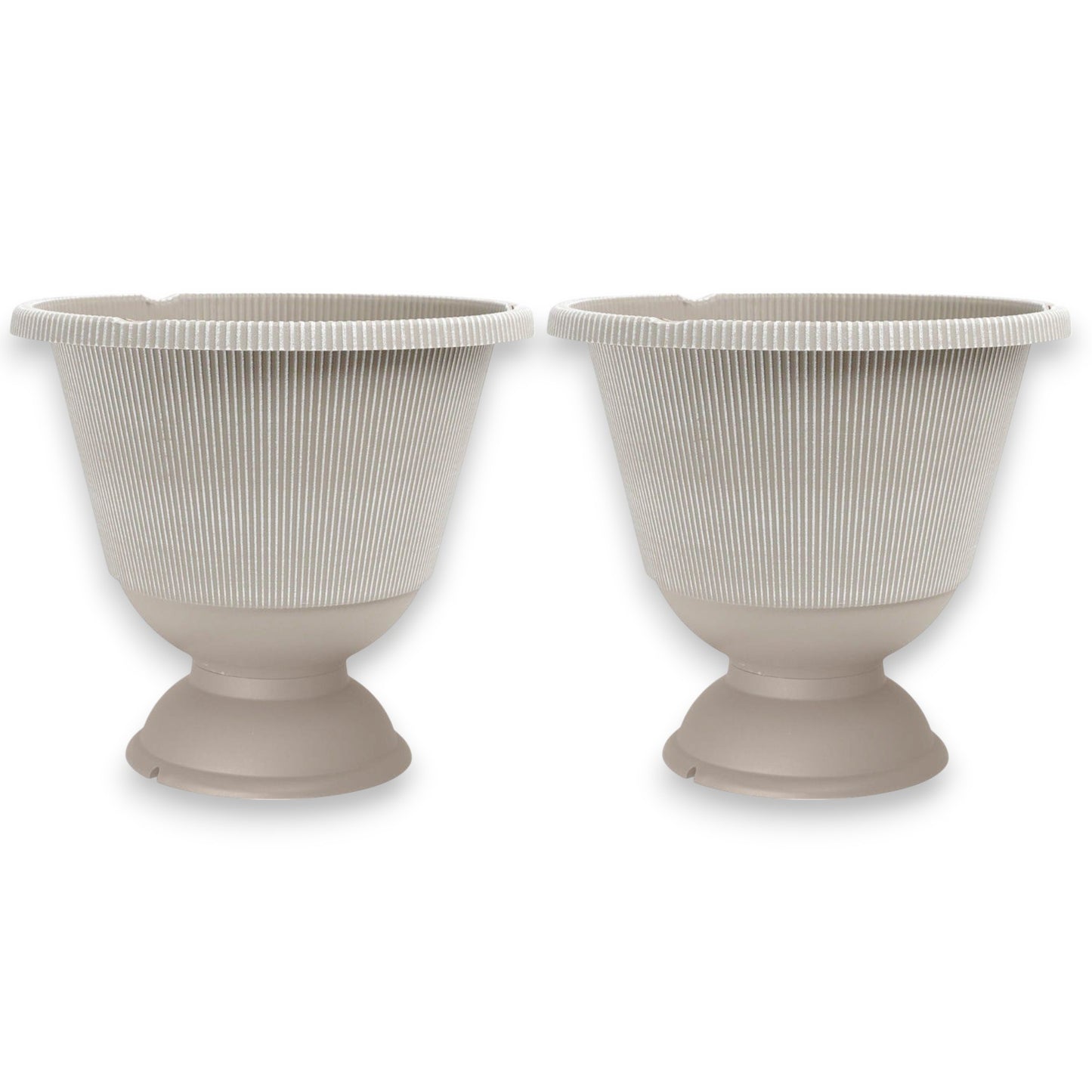 Jake Urn Planter 34cm - Grey & Brown Powdered | Single, Pack of 2 or 6