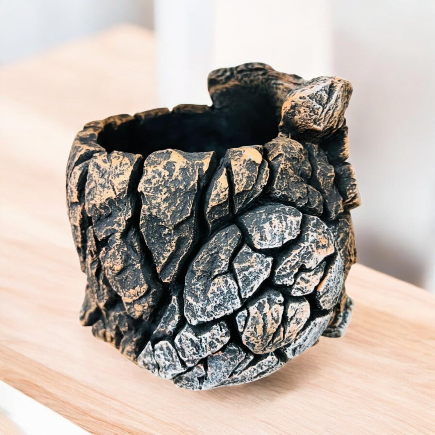 Rustic Owl Cement Planter – 22cm Decorative Garden Pot – Single / Pack of 2 / Pack of 3