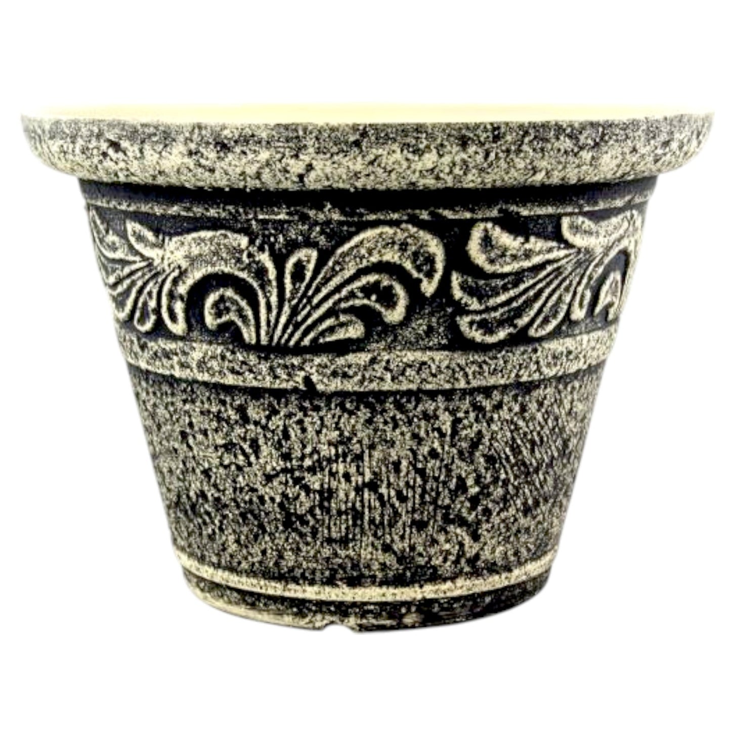 Stone Look Planter 30cm – Durable Decorative Plant Pot (Single / 2 / 6 Pack)