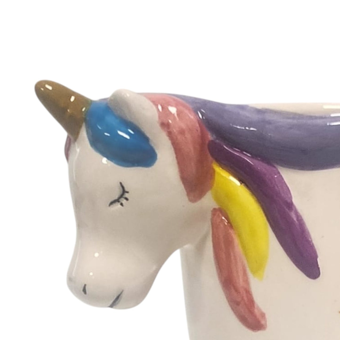 3D Unicorn Mug ‘Believe in Magic’ Ceramic Coffee Cup with Rainbow Handle Cute Gift for Girls & Unicorn Lovers (UK Exclusive)"