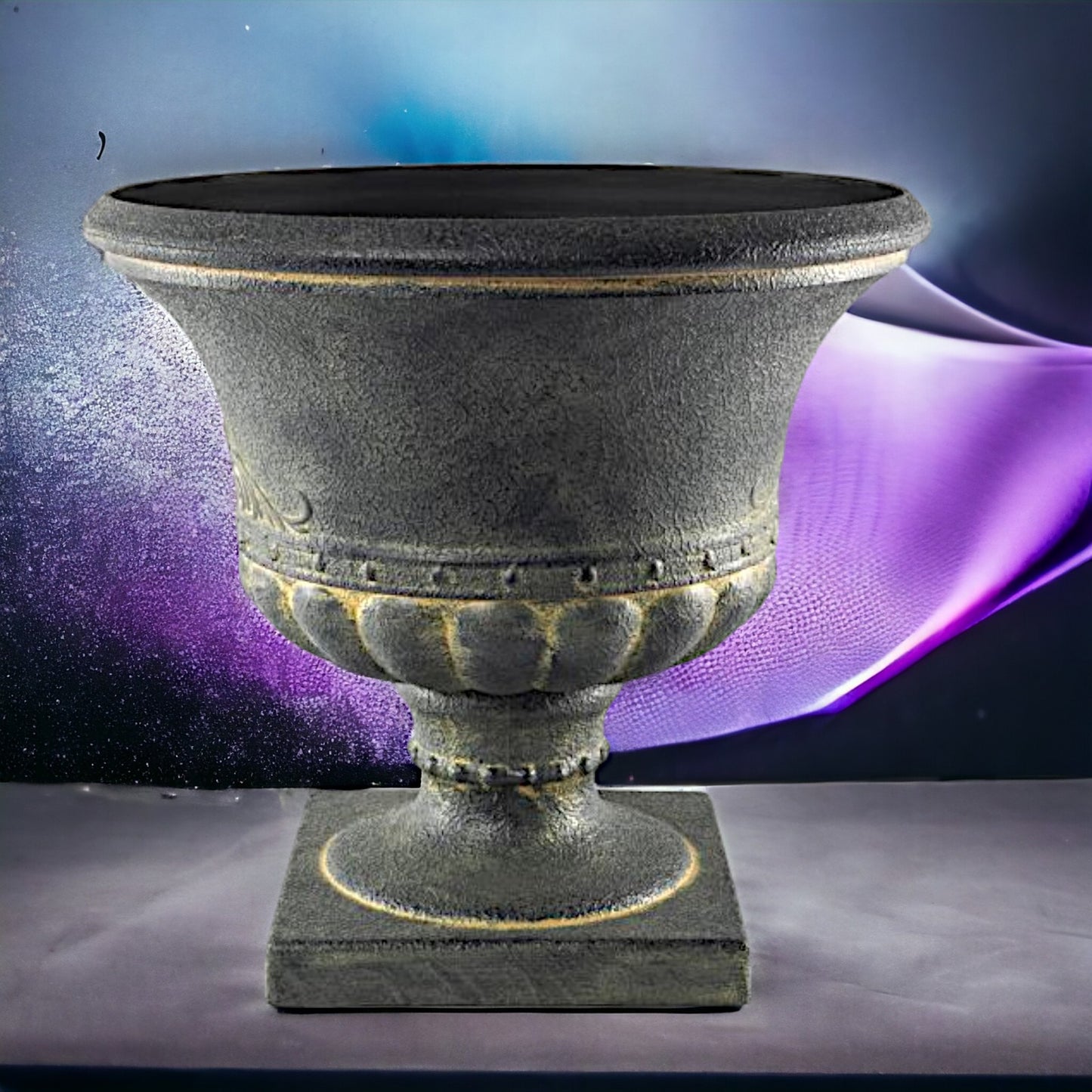 Large Garden Urn Planter - Roman Style, Resin, Weather-resistant