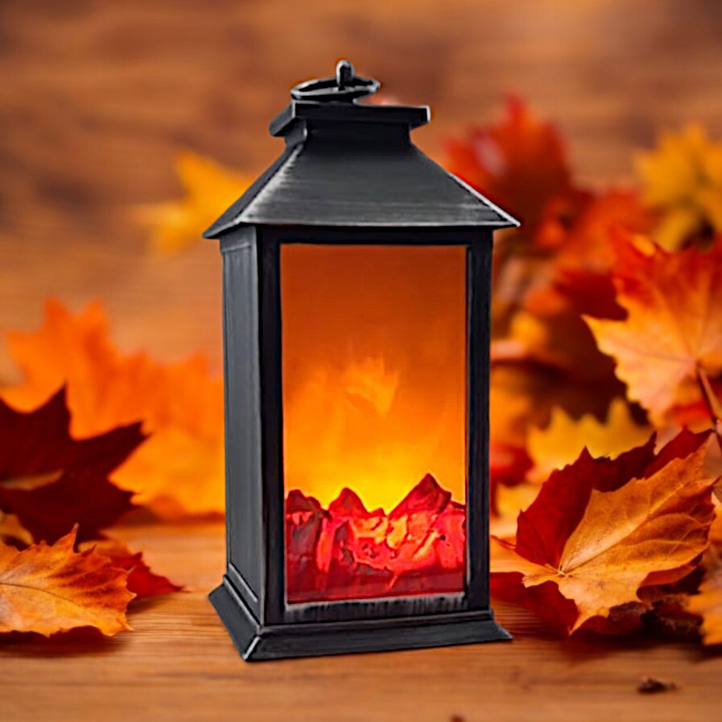 Rustic Brown Metal LED - Decorative Home Decor