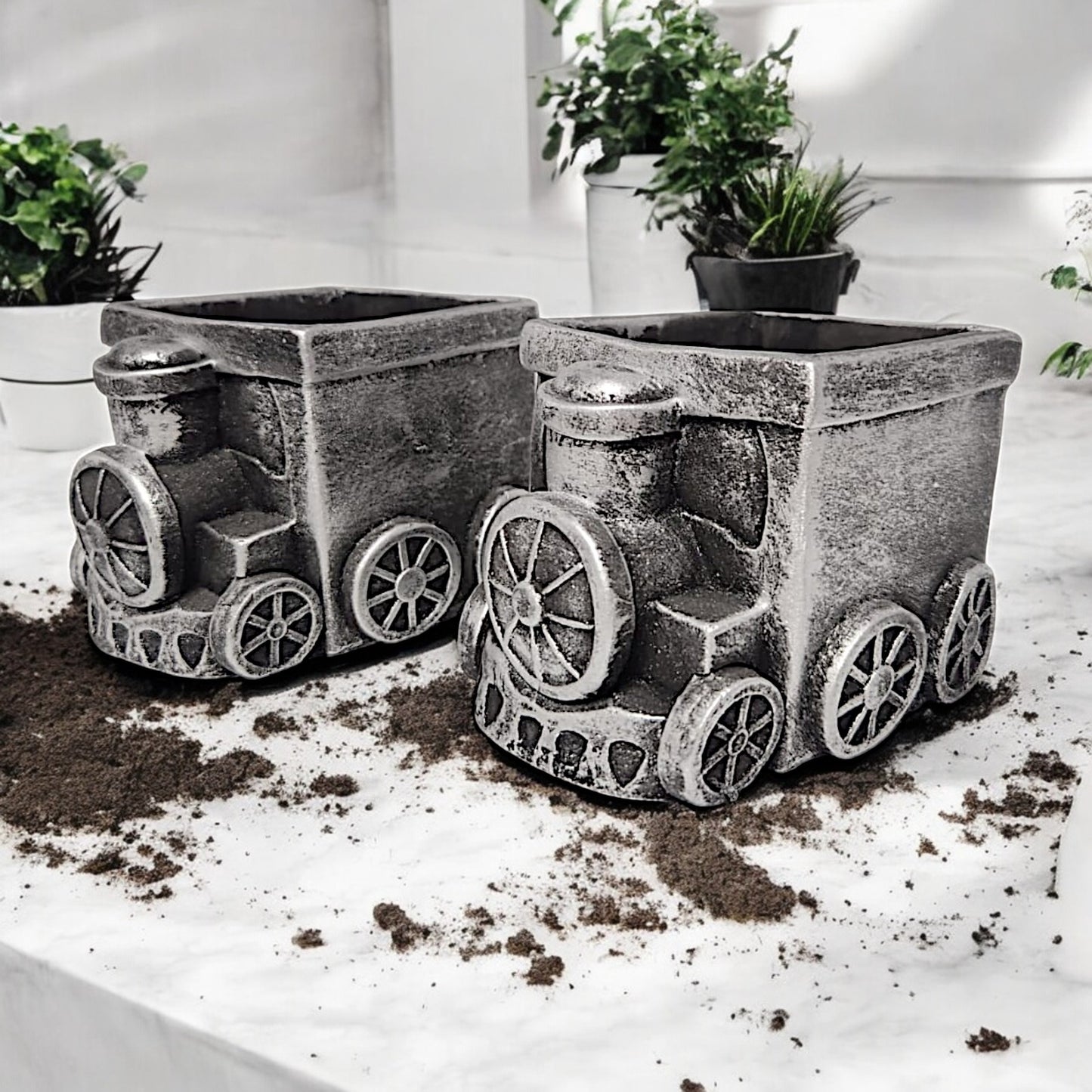 Vintage Lighthouse Planter Set - Unique and Fun Home Decor