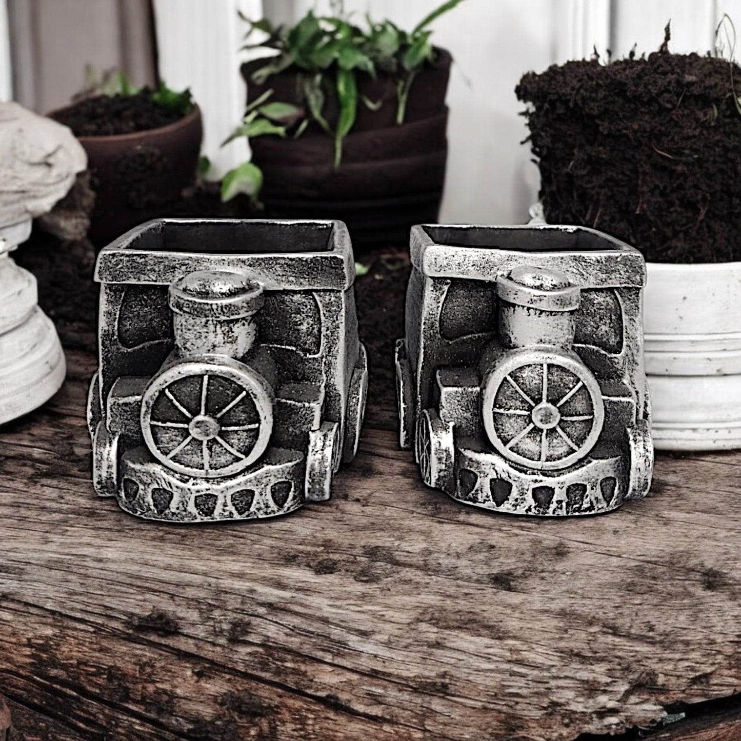 Vintage Lighthouse Planter Set - Unique and Fun Home Decor