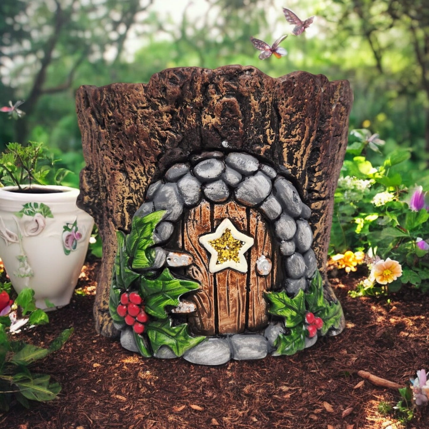 Enchanted Fairy Door Planter | Divas World