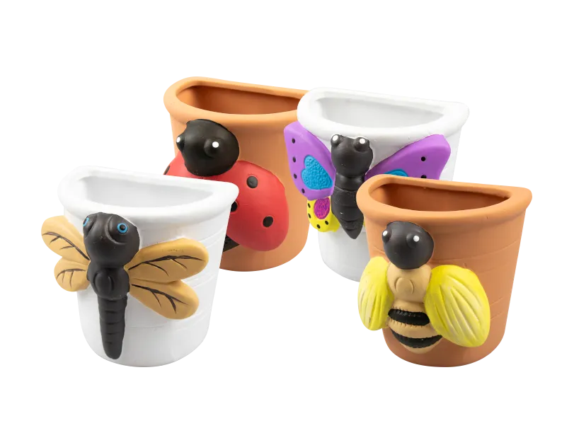 Insect Wall Planter Decorative Hanging Plant Pot | Ladybird, Bee, Butterfly & Dragonfly Weatherproof resin planter