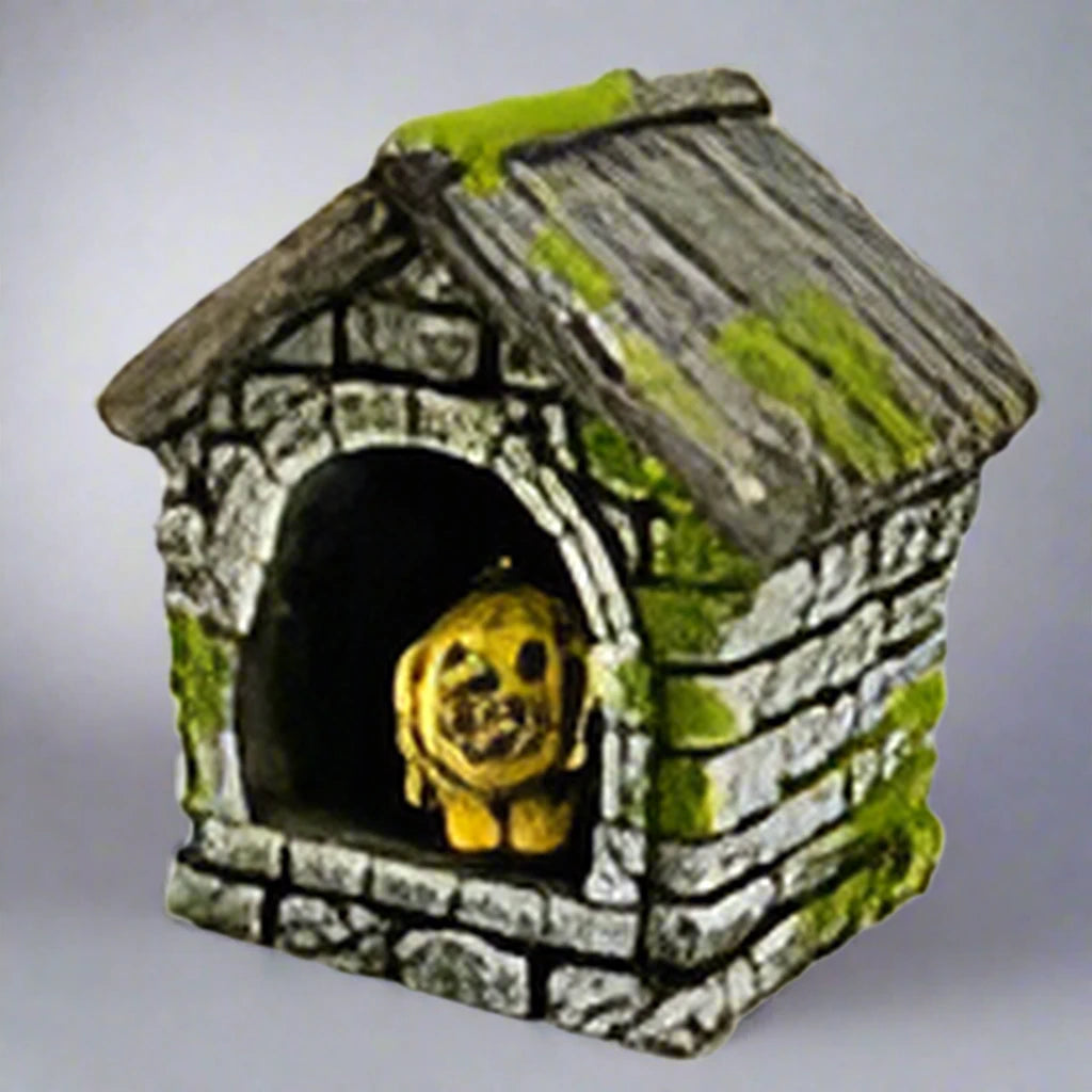 Charming Dog House Garden Ornament