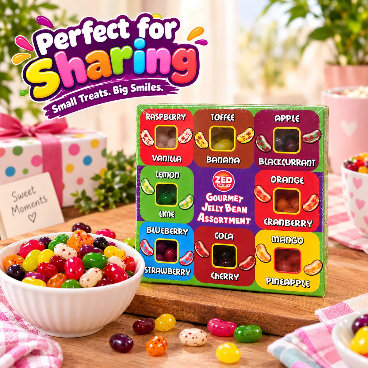 ZED Candy Gourmet Jelly Bean Assortment 200g – Single Box or Pack of 2