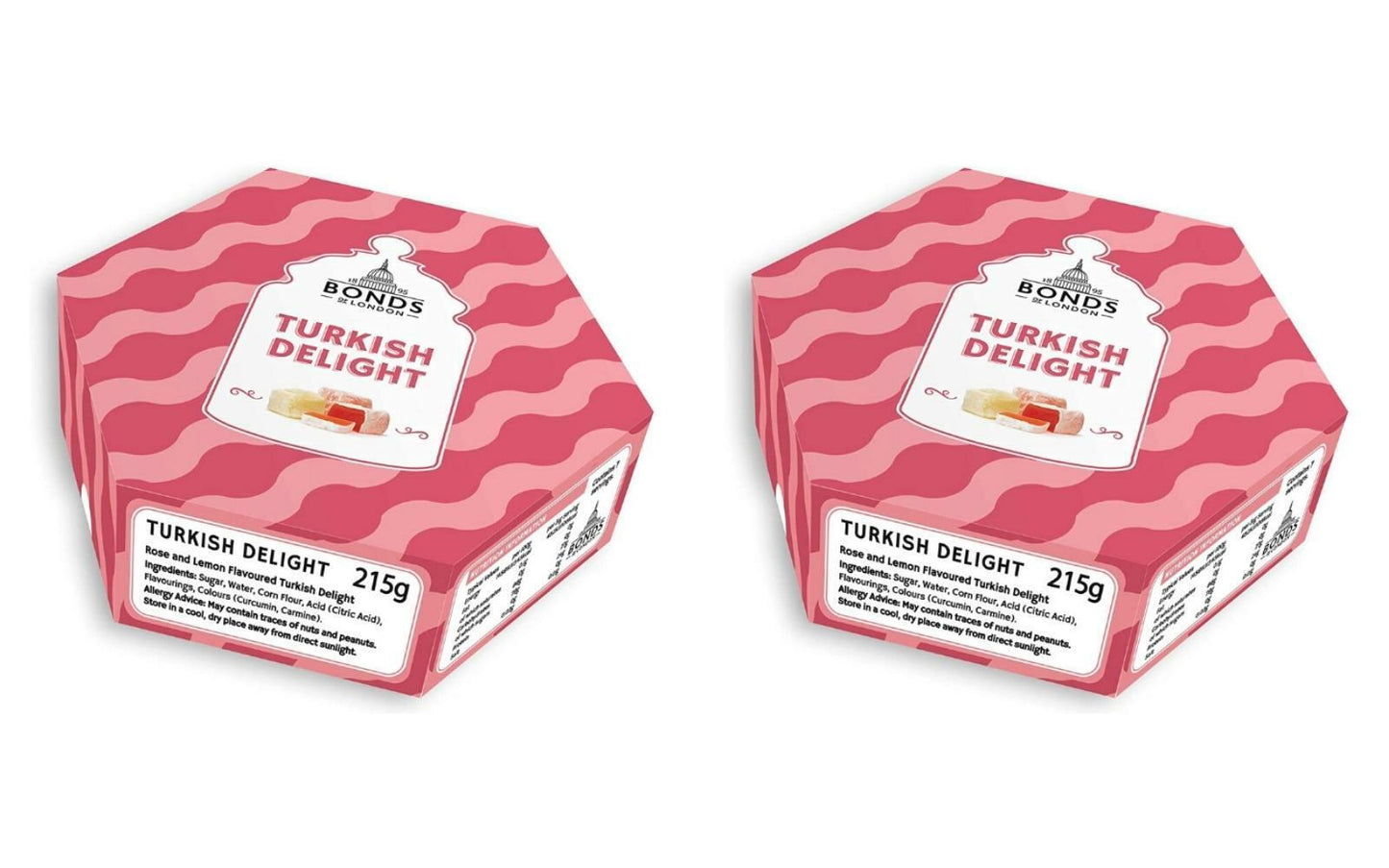 Bonds Turkish Delight 215G (Box of 2)