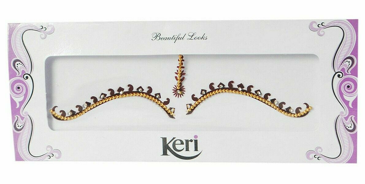 Crystal Bridal Bindi Eyebrow Forehead Indian Tikka