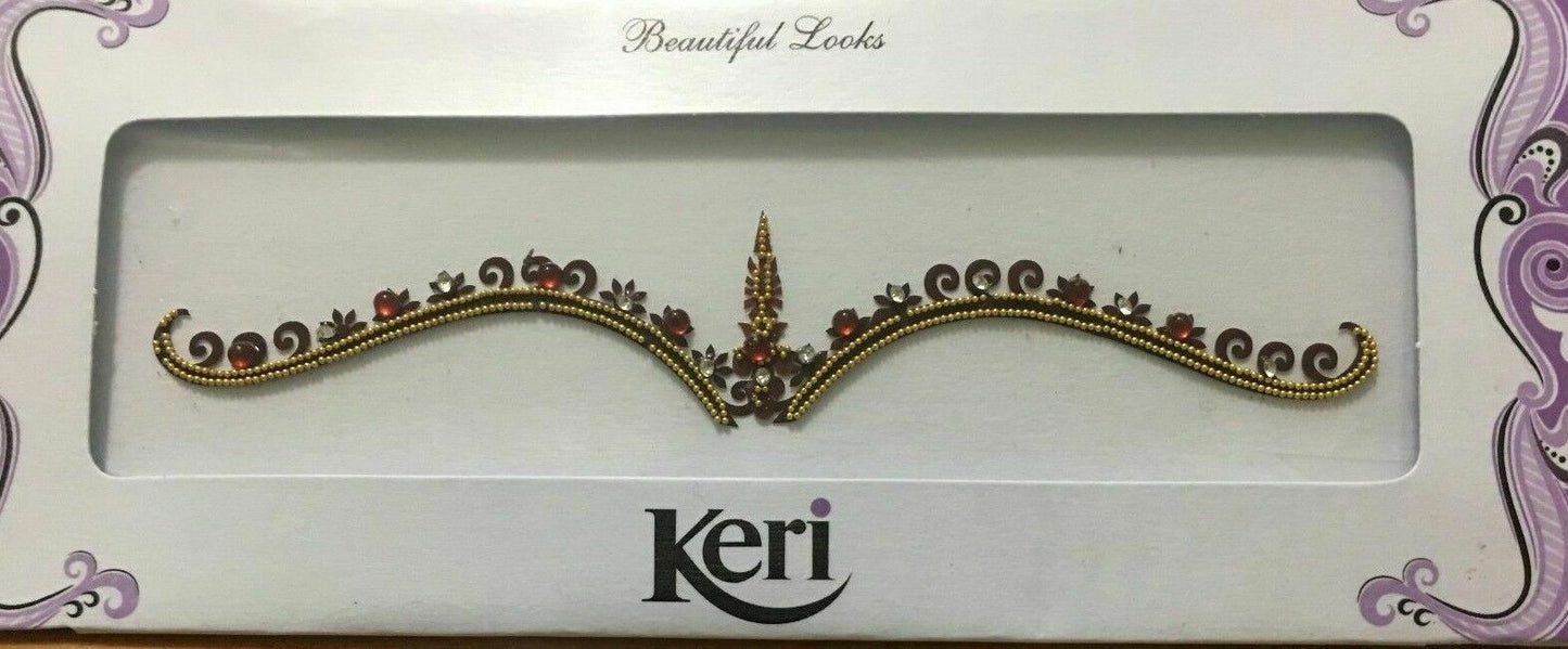 Crystal Bridal Bindi Eyebrow Forehead Indian Tikka