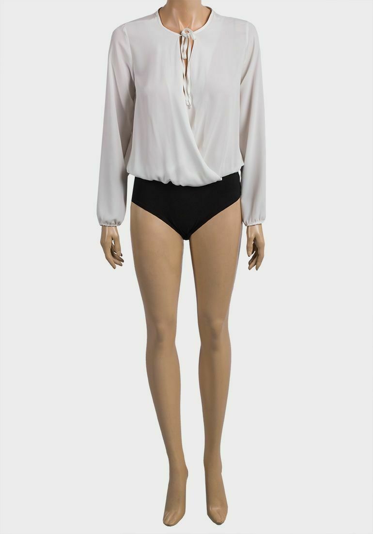 Tie Neck Relaxed Fit Bodysuit