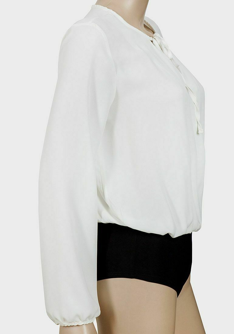 Tie Neck Relaxed Fit Bodysuit