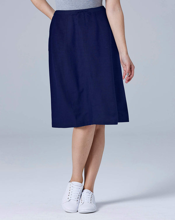 A-line Linen Blend Skirt for women for sale | Divas World UK