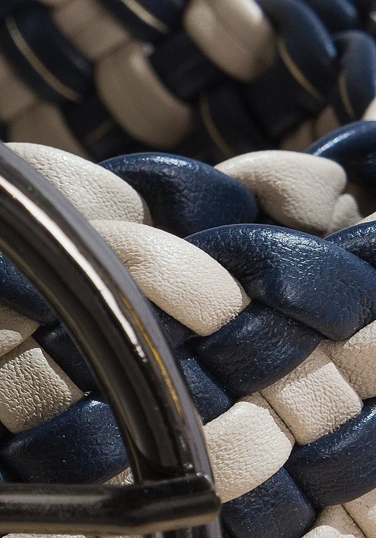 Ladies Pin Buckle Plaited Belt