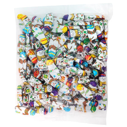 Milk Chocolate Snowmen 1kg | Christmas Foil Wrapped Festive Sweets