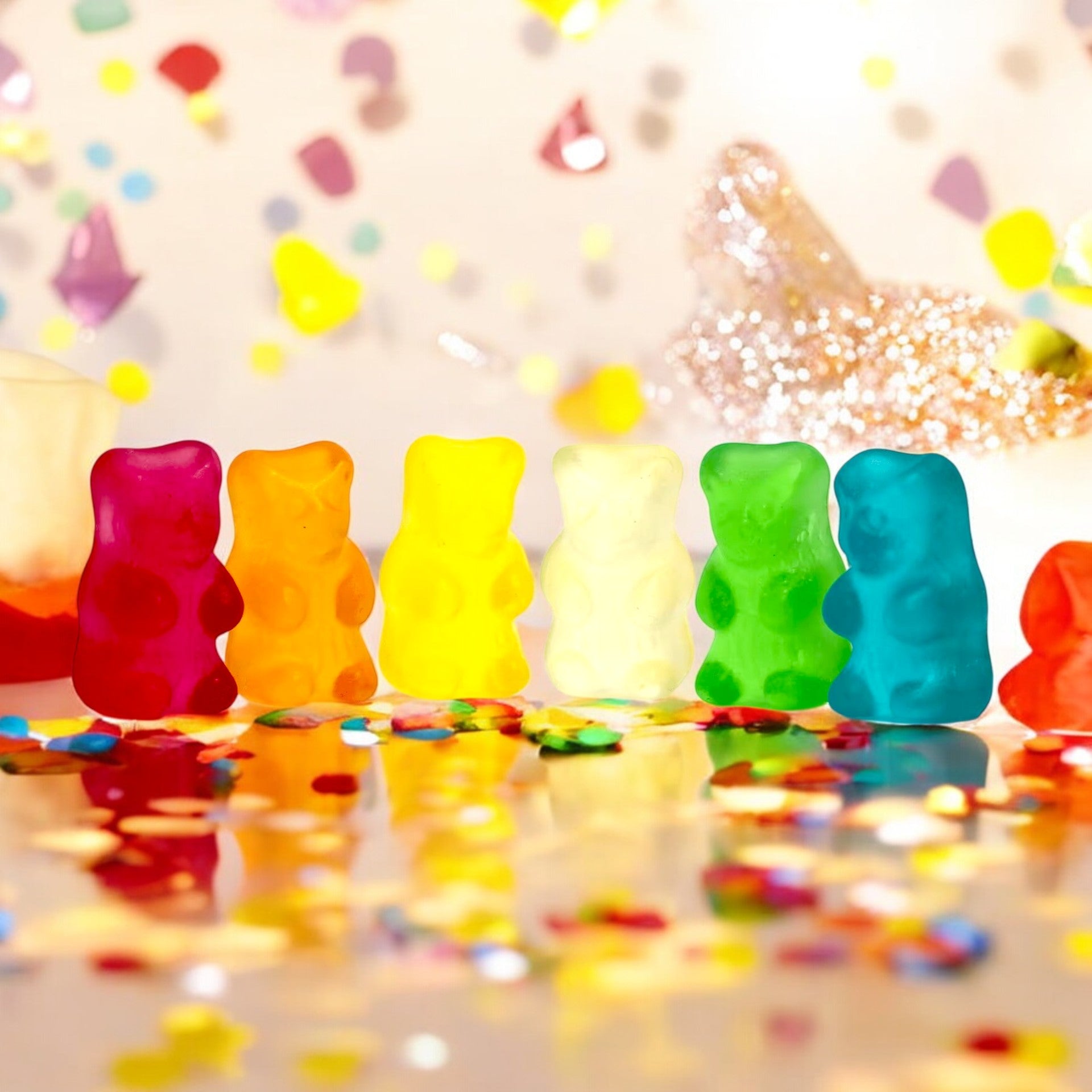 Teddy Bears Sweets Fruit Flavour Jelly Sweets, Gummy Bears Bulk, Sof