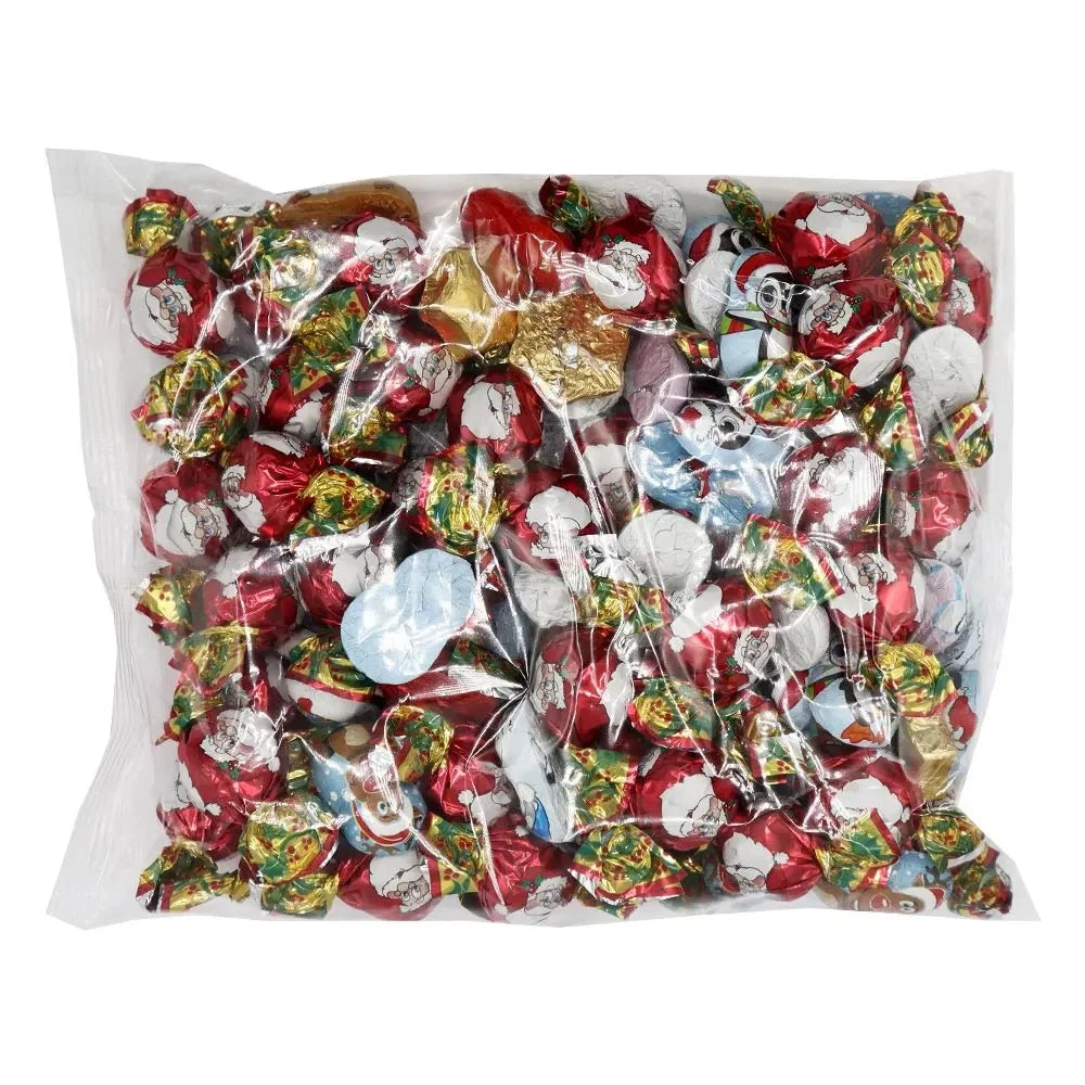 Christmas Milk Chocolate Sweets | Gold Bears 1kg or Festive Chocolate Assortment