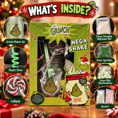 The Grinch Mega Shake Colour Changing Milkshake Gift Set