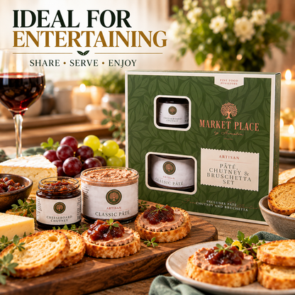 Market Place by Hampton Pâté Chutney & Bruschetta Gift Set 265g