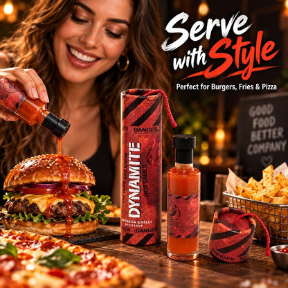Dynamite Sriracha Chilli Hot Sauce Gift Set – 3 x 48ml