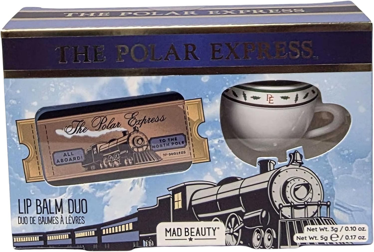 The Polar Express Lip Balm Duo Apple & Peppermint Christmas Gift Set