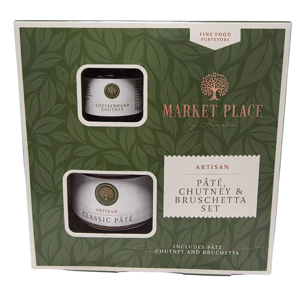 Market Place by Hampton Pâté Chutney & Bruschetta Gift Set 265g