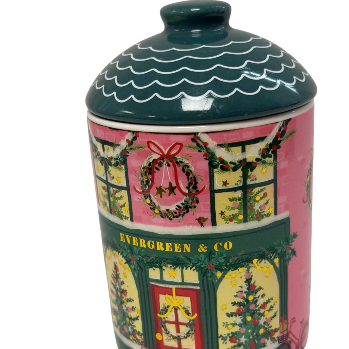 Christmas Fragranced Candle 220g | Decorative Jar Candle with Lid | 3 Festive Designs