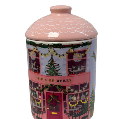 Christmas Fragranced Candle 220g | Decorative Jar Candle with Lid | 3 Festive Designs