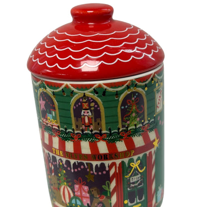 Christmas Fragranced Candle 220g | Decorative Jar Candle with Lid | 3 Festive Designs