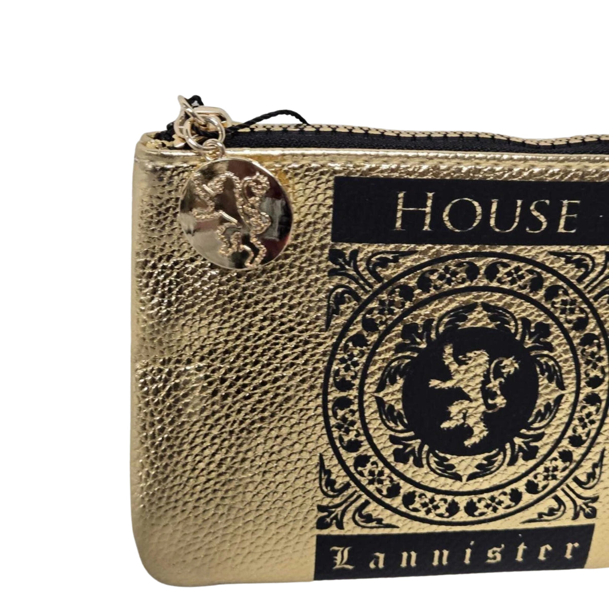 Game of Thrones Inspired House Zip Pouch Coin Purse with Sigil Charm