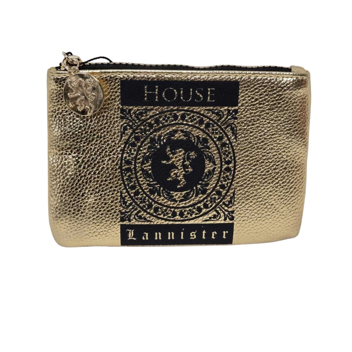 Game of Thrones Inspired House Zip Pouch Coin Purse with Sigil Charm