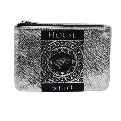Game of Thrones Inspired House Zip Pouch Coin Purse with Sigil Charm