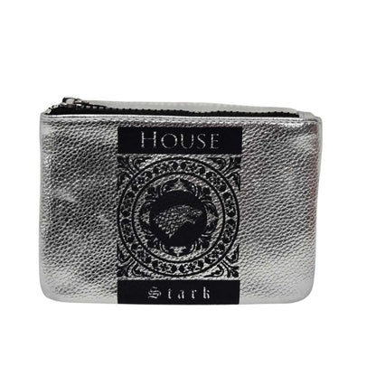 Game of Thrones Inspired House Zip Pouch Coin Purse with Sigil Charm