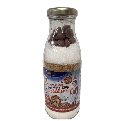 SantaVerse Christmas Cookie Mix Bottle | Chocolate Chip or North Pole Snowball