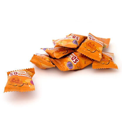Halloween Peelable Gummies 1kg Individually Wrapped Fruit Jelly Sweets