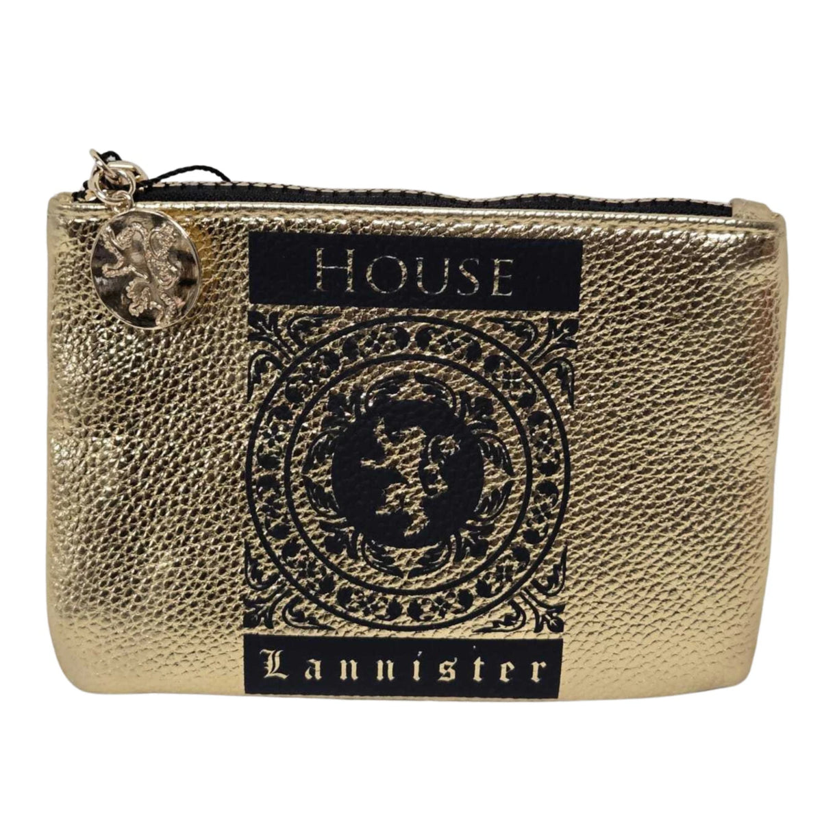 Game of Thrones Inspired House Zip Pouch Coin Purse with Sigil Charm