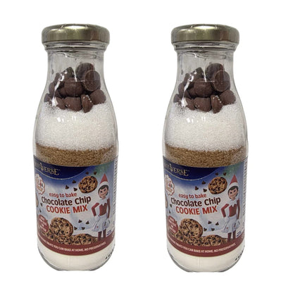 SantaVerse Christmas Cookie Mix Bottle | Chocolate Chip or North Pole Snowball